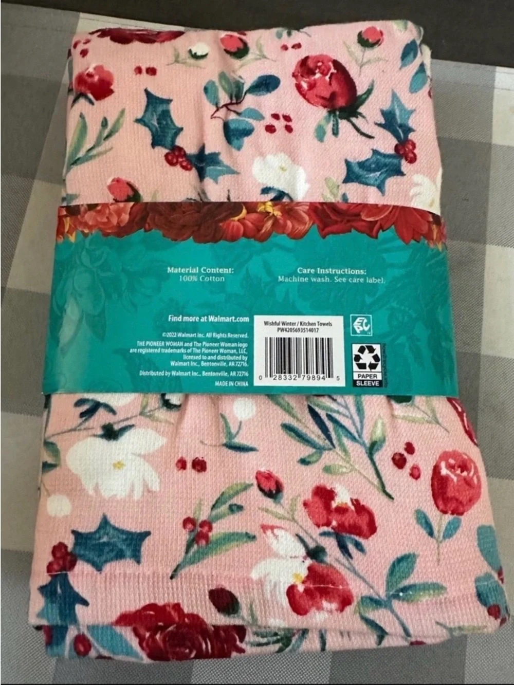 The Pioneer Woman set printed